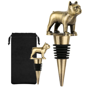 Horse Metal Wine Bottle Stoppers | Dog Squirrel Decorative Caps - 1 Pc