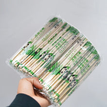 Load image into Gallery viewer, premium disposable bamboo wooden chopsticks individually wrapped in sleeves