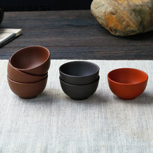 Load image into Gallery viewer, Authentic Yixing Purple Clay Tea Cup for Chinese Gong Fu Tea - 8 Pc Set