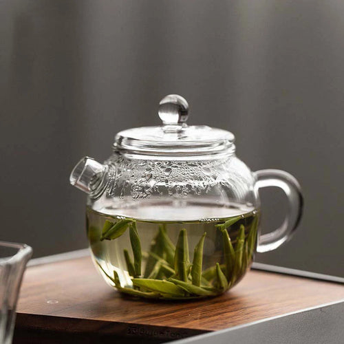 Mini Clear Glass Teapot | Small Borosilicate For Individual Serving - 1 Pc