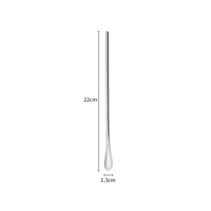 Stainless Steel Swizzle Sticks | Long Short Handle Drink Cocktail Stirrers - 1 Pc