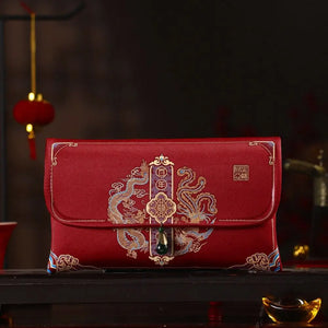 Red Envelope Brocade Money Wallet | Chinese New Year Gift - 1 Pc