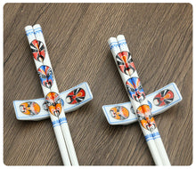 Load image into Gallery viewer, Bright Painted Ceramic Luxury Chinese Chopsticks with Gift Box - 1 Set