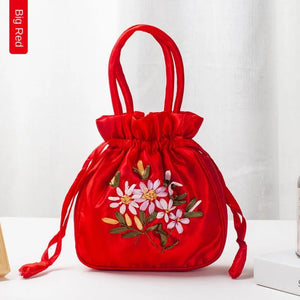 Small Embroidered Handbag Purse | Lunar New Year Gift - 1 Pc