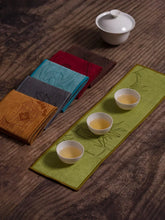 Load image into Gallery viewer, Rectangular Tea Towel | Absorbent Thick Kitchen Dish Cloth for Tea Ceremony - 1 Pc