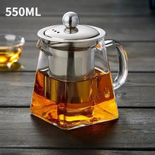 Load image into Gallery viewer, Glass Teapot with Infuser | Clear Kettle Tea Kettle Maker - 1 Pc