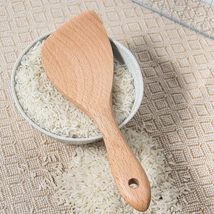 Wooden Rice Paddle | Japanese Spoon Scooper Spatula - 1 Pc