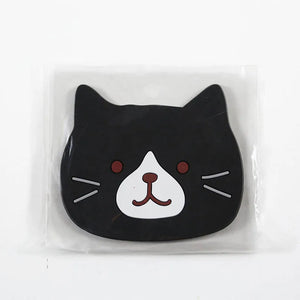 Cat Cute Coasters for Drinks | Silicone Mat Cup Holder - 1 Pc