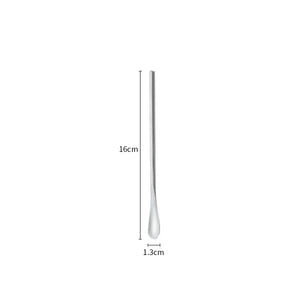 Stainless Steel Swizzle Sticks | Long Short Handle Drink Cocktail Stirrers - 1 Pc