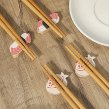 Load image into Gallery viewer, Chinese Wooden Chopsticks with Chopstick Rests | Luxury Gift - 2 Pair Set