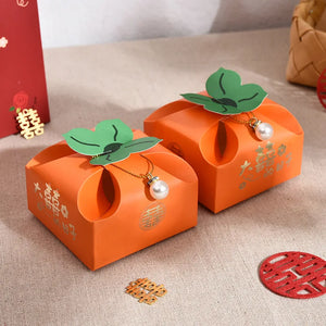 Chinese Paper Gift Boxes | Wedding Decor Guest Favors - 50 Pc Set