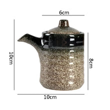 Load image into Gallery viewer, Japanese Retro Ceramic Soy Sauce Bottle Dispenser | Spice Bottle and Seasoning Storage with Spout - 1 Pc