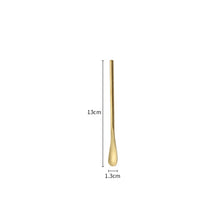 Load image into Gallery viewer, Stainless Steel Swizzle Sticks | Long Short Handle Drink Cocktail Stirrers - 1 Pc