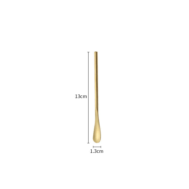 Stainless Steel Swizzle Sticks | Long Short Handle Drink Cocktail Stirrers - 1 Pc