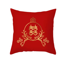 Load image into Gallery viewer, Pillow Case Chinese Wedding Decor | Home Bedroom Cushion Cover - 1 Pc