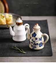 Load image into Gallery viewer, Vintage Ceramic Soy Sauce Bottle | Oil &amp; Vinegar Dispensers - 1 Pc