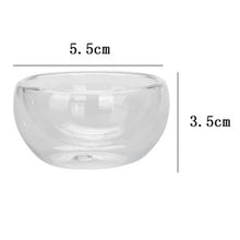 Load image into Gallery viewer, Double Layer Glass Gongfu Chinese Tea Set - 6 Pc