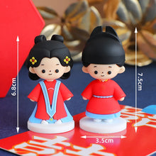 Load image into Gallery viewer, Chinese Wedding Cake Topper | Double Happiness Decoration - 1 Pc