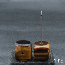 Load image into Gallery viewer, Natural Crystal Incense Holder | Stick Burner Quartz Stone - 1 Pc