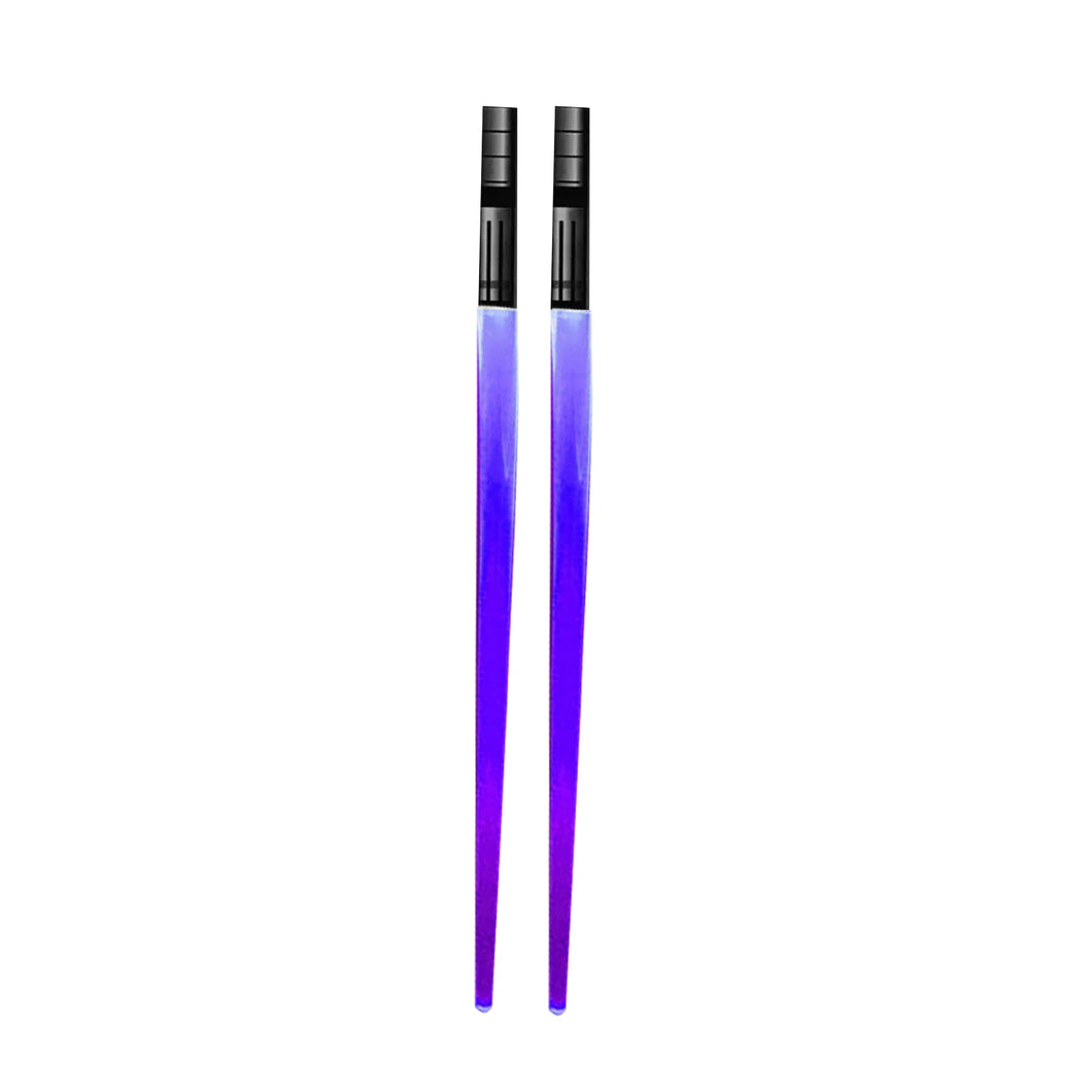 Glowing Light Up Chopsticks | Star Wars Lightsaber LED Utensils - 1 Pair