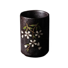 Load image into Gallery viewer, Japanese Yunomi Tea Cup | Cherry Blossom &amp; Minimalist Ceramic, 201-300ml