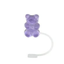 Load image into Gallery viewer, Cute Gummy Bear Straw Toppers | Stanley Cup Covers - 1 Pc