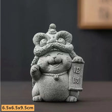 Load image into Gallery viewer, Lucky Cat Stone Tea Pet | Fengshui Chinese Mascot - 1 Pc