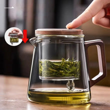 Load image into Gallery viewer, Chinese Clear Glass Teapot with Infuser | Automatic Filter - 1 Pc