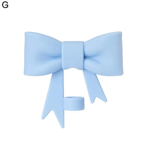 Cute Bow Straw Toppers | Silicone Stanley Cup Covers - 1 Pc