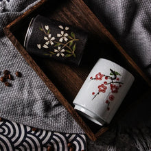 Load image into Gallery viewer, Japanese Yunomi Tea Cup | Cherry Blossom &amp; Minimalist Ceramic, 201-300ml