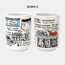 Load image into Gallery viewer, Mt Fuji Cylindrical Japanese Tea Cups | Ceramic Fun Traditional Japan Landmarks - 1 Pc