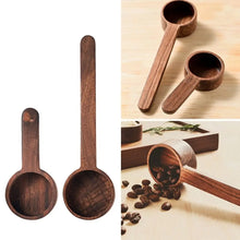 Load image into Gallery viewer, Wooden Coffee Scoop | Walnut Beech Measuring Spoon Size for Brewing Cup - 1 Pc