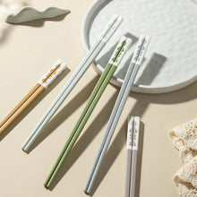 Load image into Gallery viewer, Wavy Korean Chopsticks Set | Modern Autumn Color Tableware - 5 Pairs