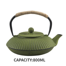 Load image into Gallery viewer, Japanese Cast Iron Teapot (Tetsubin) | 800ml, Minimalist Design