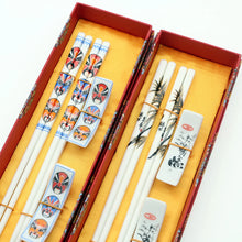 Load image into Gallery viewer, Bright Painted Ceramic Luxury Chinese Chopsticks with Gift Box - 1 Set