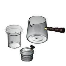 Load image into Gallery viewer, Japanese-Style Glass Teapot Set | Wooden Handle, Heat-Resistant