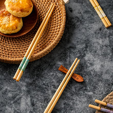 Load image into Gallery viewer, Cyrstal Inspired Bamboo Chopsticks Set | Natural Wood - 5/10/20/30 Pairs