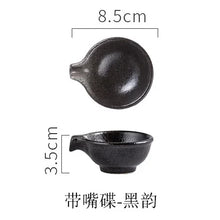 Load image into Gallery viewer, Small Japanese Clay Seasoning Ceramic Flavoring Soy Sauce Dipping Dish - 1 Pc