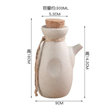 Load image into Gallery viewer, Vintage Sake Set | Tokkuri Ceramic Bottle 4 Wine Cups with Tray - 6 Pc