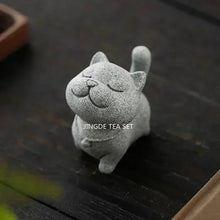 Load image into Gallery viewer, Grumpy Cat Fishing Tea Pet | Chinese Mascot Figurine - 1 Pc