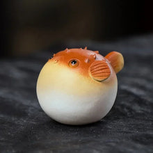 Load image into Gallery viewer, Pufferfish Tea Pet | Yixing Clay Fish Chinese Gongfu Figurine - 1 Pc