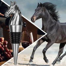 Load image into Gallery viewer, Horse Metal Wine Bottle Stoppers | Dog Squirrel Decorative Caps - 1 Pc