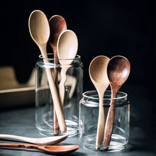 Load image into Gallery viewer, Solid Wood Japanese Soup Spoons | Asian Tableware - 1 Set