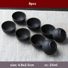Load image into Gallery viewer, Authentic Yixing Purple Clay Tea Cup for Chinese Gong Fu Tea - 8 Pc Set
