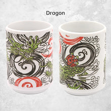 Load image into Gallery viewer, Mt Fuji Cylindrical Japanese Tea Cups | Ceramic Fun Traditional Japan Landmarks - 1 Pc