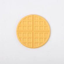 Load image into Gallery viewer, Waffle Pancake Cute Coasters | Large Silicone Mats for Drinks - 1 Pc