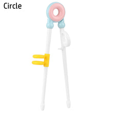 Load image into Gallery viewer, Pink Donut Cat Training Chopsticks | Kids Children Eating Learning Utensils - 1 Pc