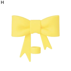 Cute Bow Straw Toppers | Silicone Stanley Cup Covers - 1 Pc