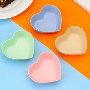 Heart Shape Soy Sauce Dish | Love Sushi Dipping Bowls - 1 Pc
