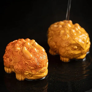 Fortune Animal Color Changing Tea Pet | Mythical Zhaocai Resin Figurine for Tea Table - 1 Pc